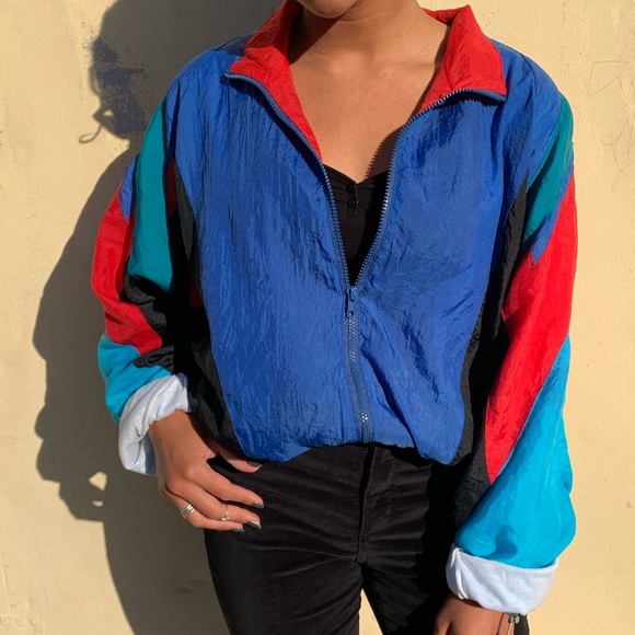 Jackets & Blazers - 80s style Windbreaker